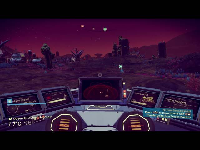 Video thumbnail for No Man's Sky - Oogendel-Zuhen Nagmain: llnia Lowlands Discovered, Cannon Dam Tau, Scanner Activated