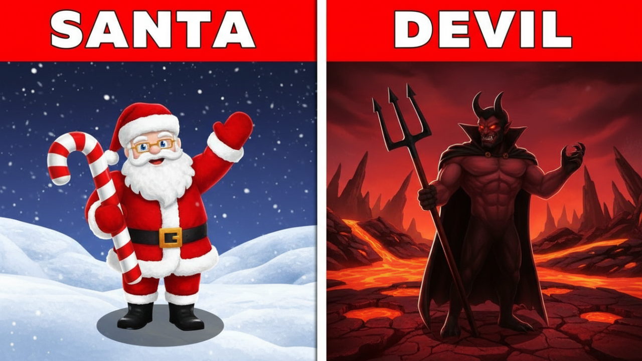 Video thumbnail for Santa Claus vs The Devil