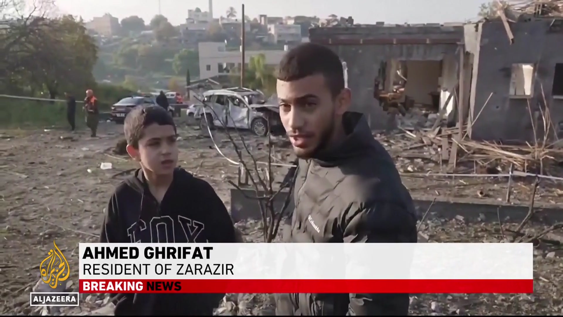 Video thumbnail for Iran retaliation: Dozens injured after missile hits village of Zarazir in Israel