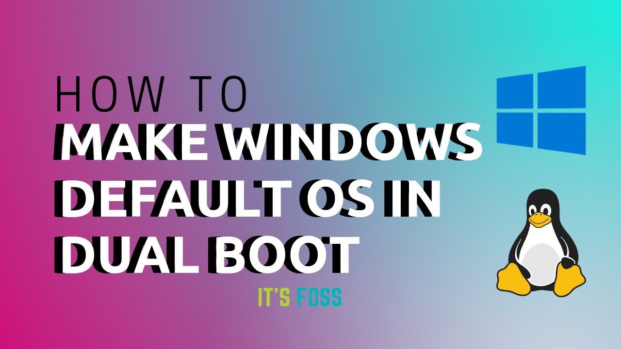 Video thumbnail for Make Windows default OS in Dual Boot By Changing Boot Order [Bonus Tip: Reduce Boot Time]