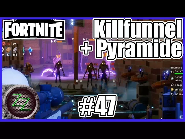 'Video thumbnail for Fortnite Rette die Welt ⚡#47 Solo Bekämpfe den Sturm 23+ mit Pyramide+Tunnel [gameplay deutsch ger]'