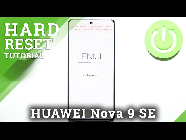 Video thumbnail for How to Hard Reset HUAWEI Nova 9 SE - Bypass Screen Lock / Remove Data by Recovery Mode