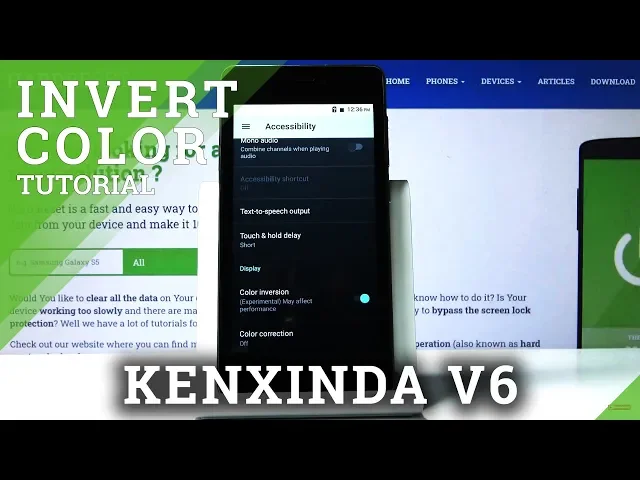 Video thumbnail for How to Invert Colors on KENXINDA KXD V6 – Enable Black Mode