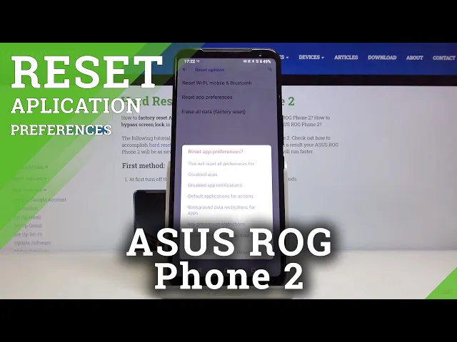 Video thumbnail for How to Restore App Permissions in ASUS ROG Phone 2 - Reset App Preferences
