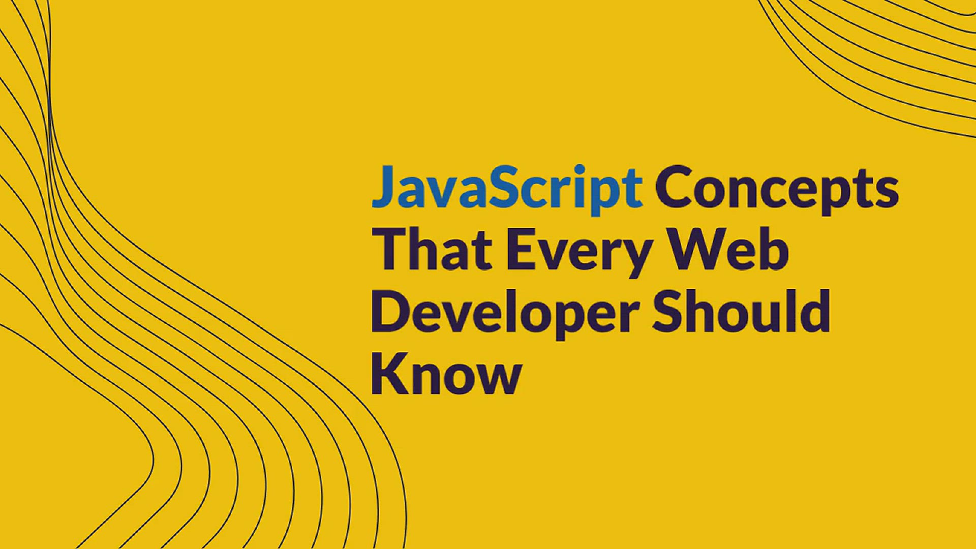 'Video thumbnail for 7 JavaScript Concepts That Every Web Developer Should Know'