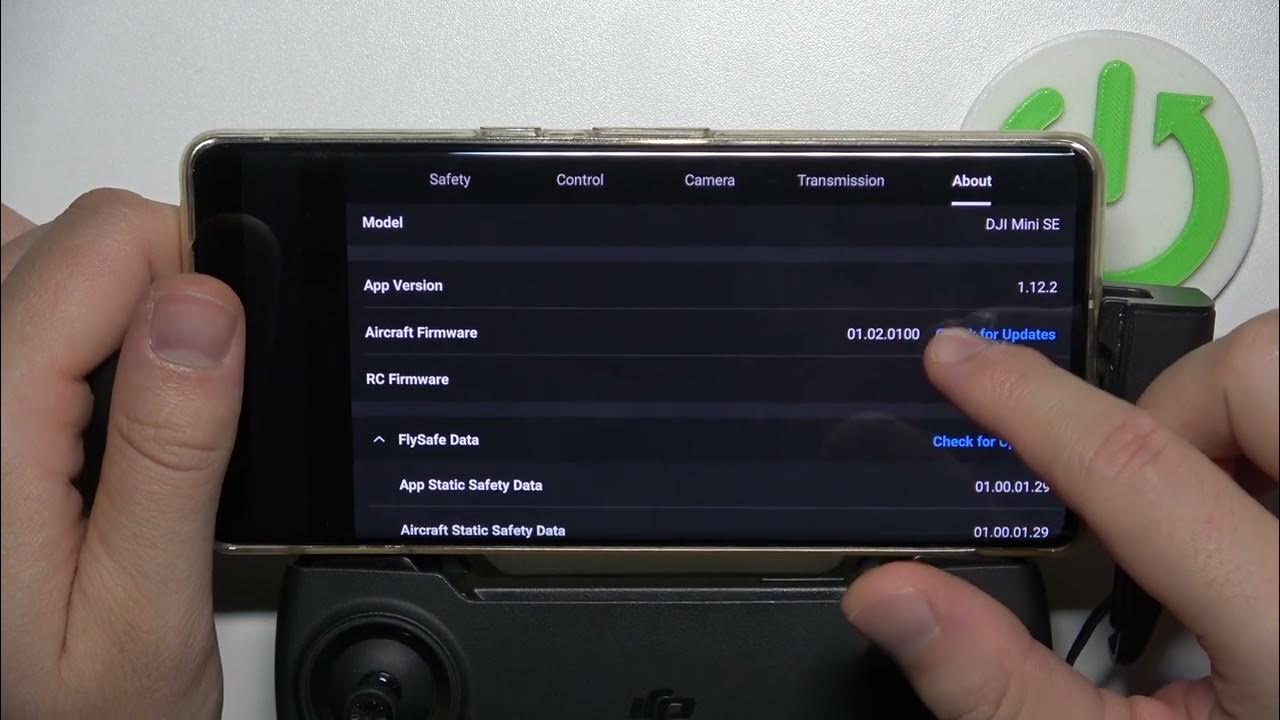 Video thumbnail for How to Check Firmware Update in DJI Mini SE?