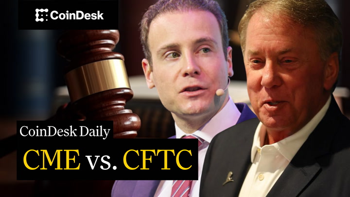 Video thumbnail for CME says it will sue the CFTC over perpetual futures