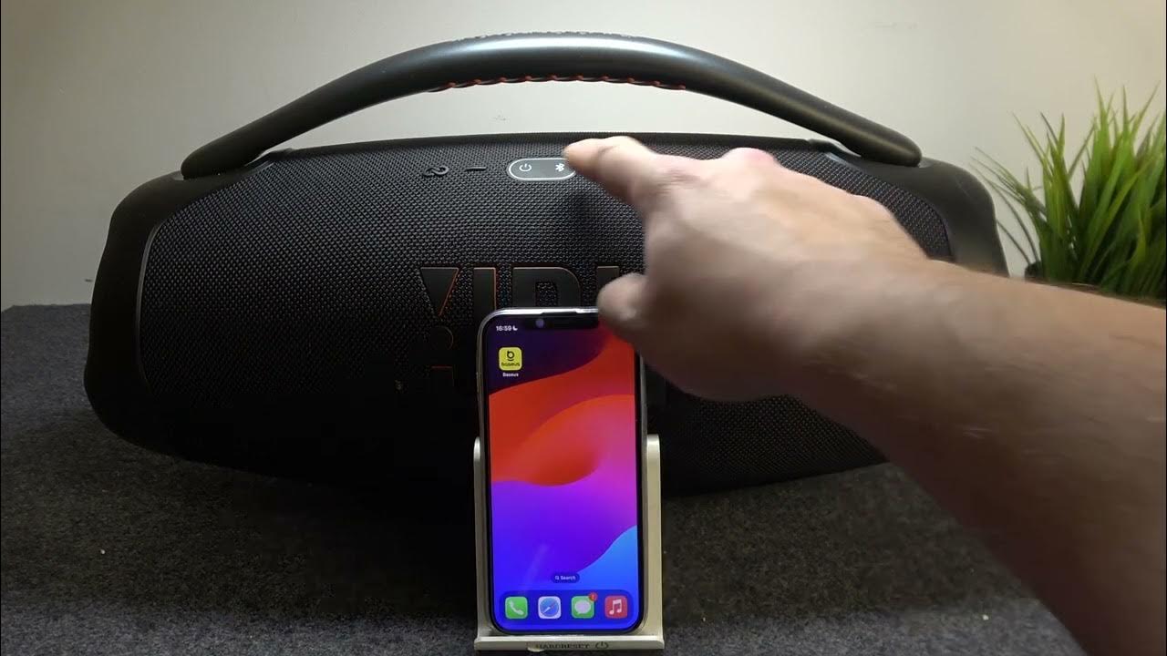 Video thumbnail for How to Pair JBL Boombox 3 Speaker with an iPhone