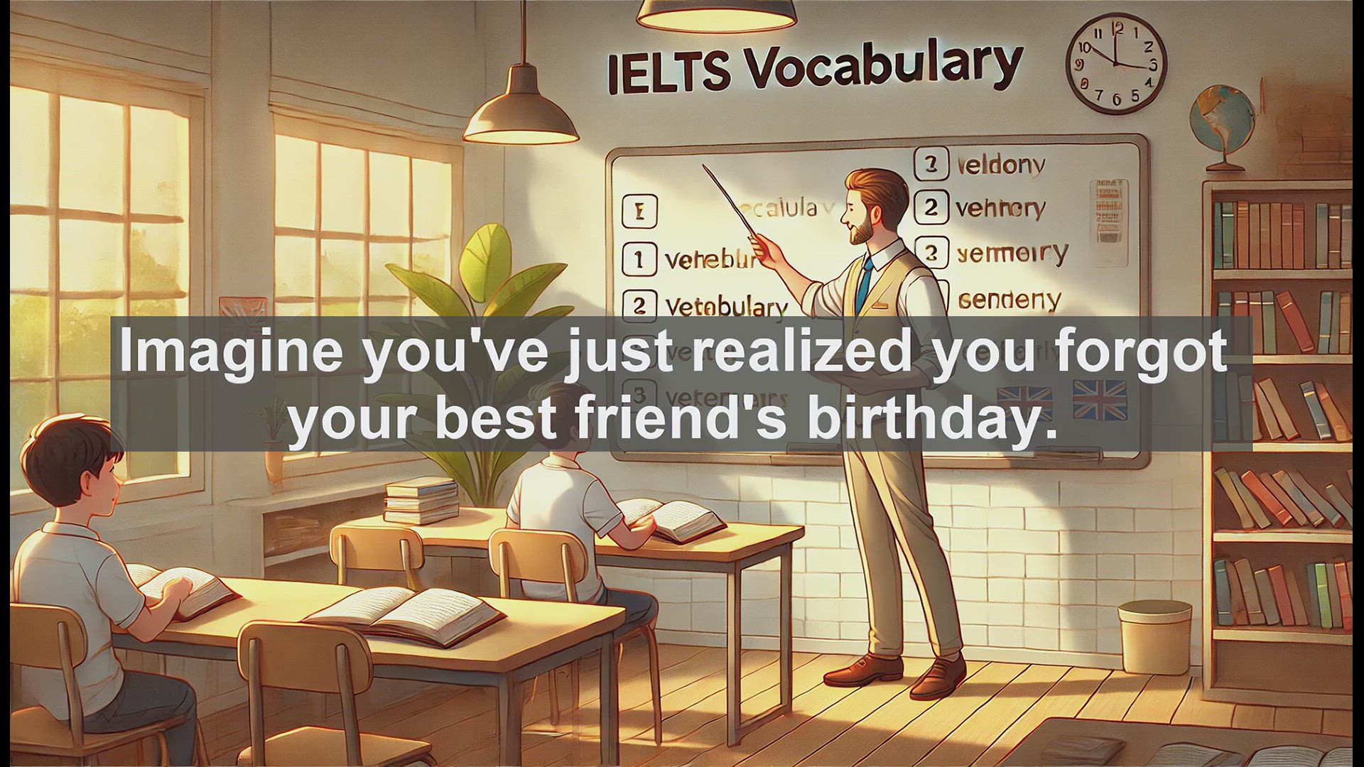 'Video thumbnail for 5000 Must Know IELTS 8.0 Vocabulary - Understanding 'Chagrin': A Unique Word for Embarrassment and Disappointment'