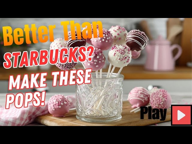 Video thumbnail for Homemade Starbucks Cake Pops Recipe | Easy No-Bake Treats Everyone Will Love!