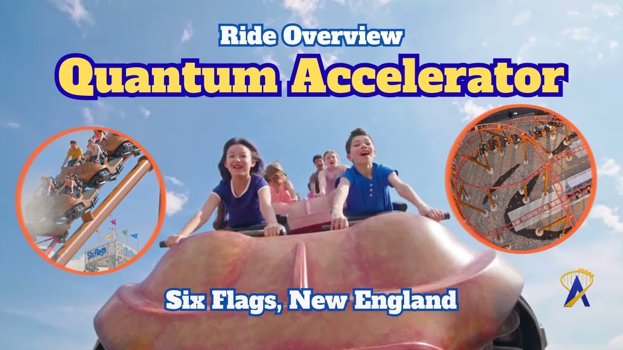 Video thumbnail for Quantum Accelerator Ride-Through And Overview, Six Flags New England