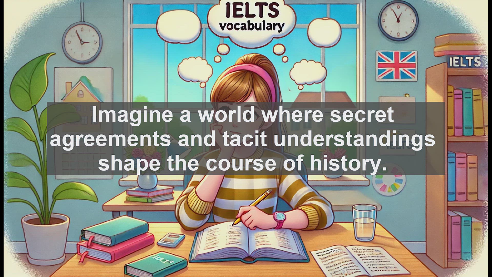 'Video thumbnail for 2000 Must Know IELTS 9.0 Vocabulary - Connivance: The Art of Secret Cooperation'