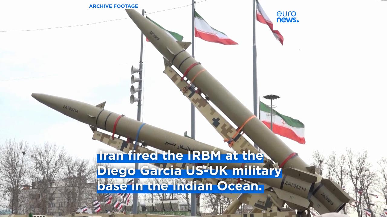 Video thumbnail for Iran says Natanz nuclear site was struck, as Tehran launches ballistic missiles at US-UK base
