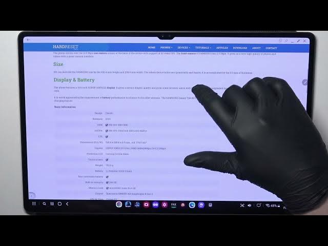 Video thumbnail for 🌟 Unveiling Visual Brilliance: Does SAMSUNG Galaxy Tab S9 Ultra Boast an AMOLED Screen? 📱✨