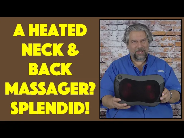 Video thumbnail for TERELAX TE9916 Heated Back & Neck Massager -- REVIEW