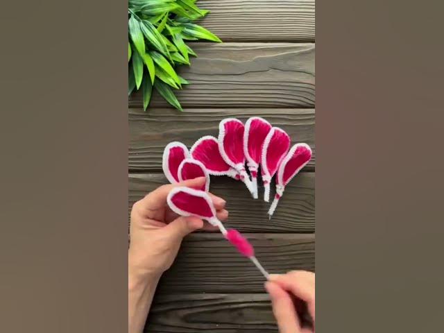 Video thumbnail for How to Make Easy Rose Flowers #shorts #youtubeshorts #short