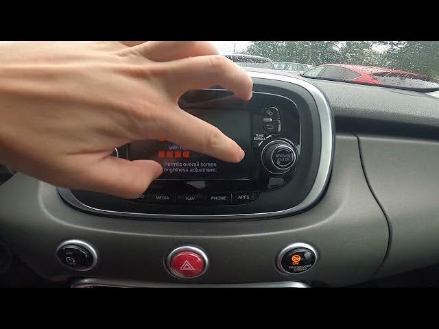 Video thumbnail for How to Enable or Disable Night Mode in Fiat 500X Crossover ( 2014 – 2018 ) - Change Display Mode