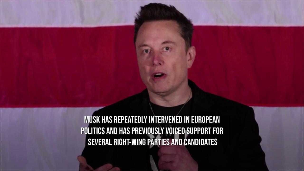Video thumbnail for Musk Says French Greens Candidate Should Be 'Shut Down'.