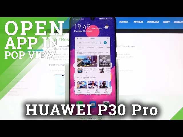 Video thumbnail for How to Open App in Pop Up View – Floating Windows on HUAWEI P30 Pro