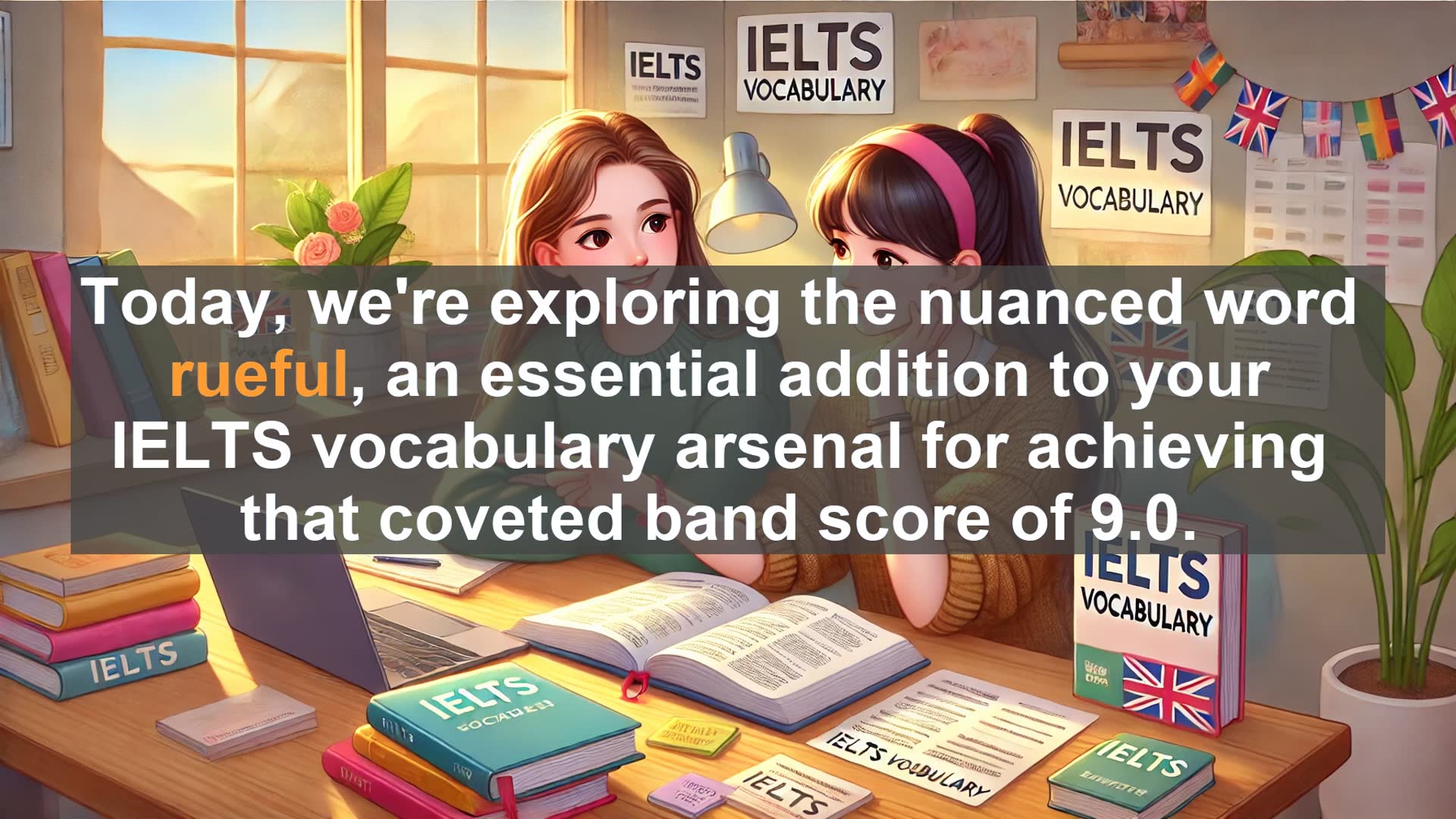 'Video thumbnail for 2000 Must Know IELTS 9.0 Vocabulary - Rueful: Mastering a Nuanced IELTS Vocabulary Word'
