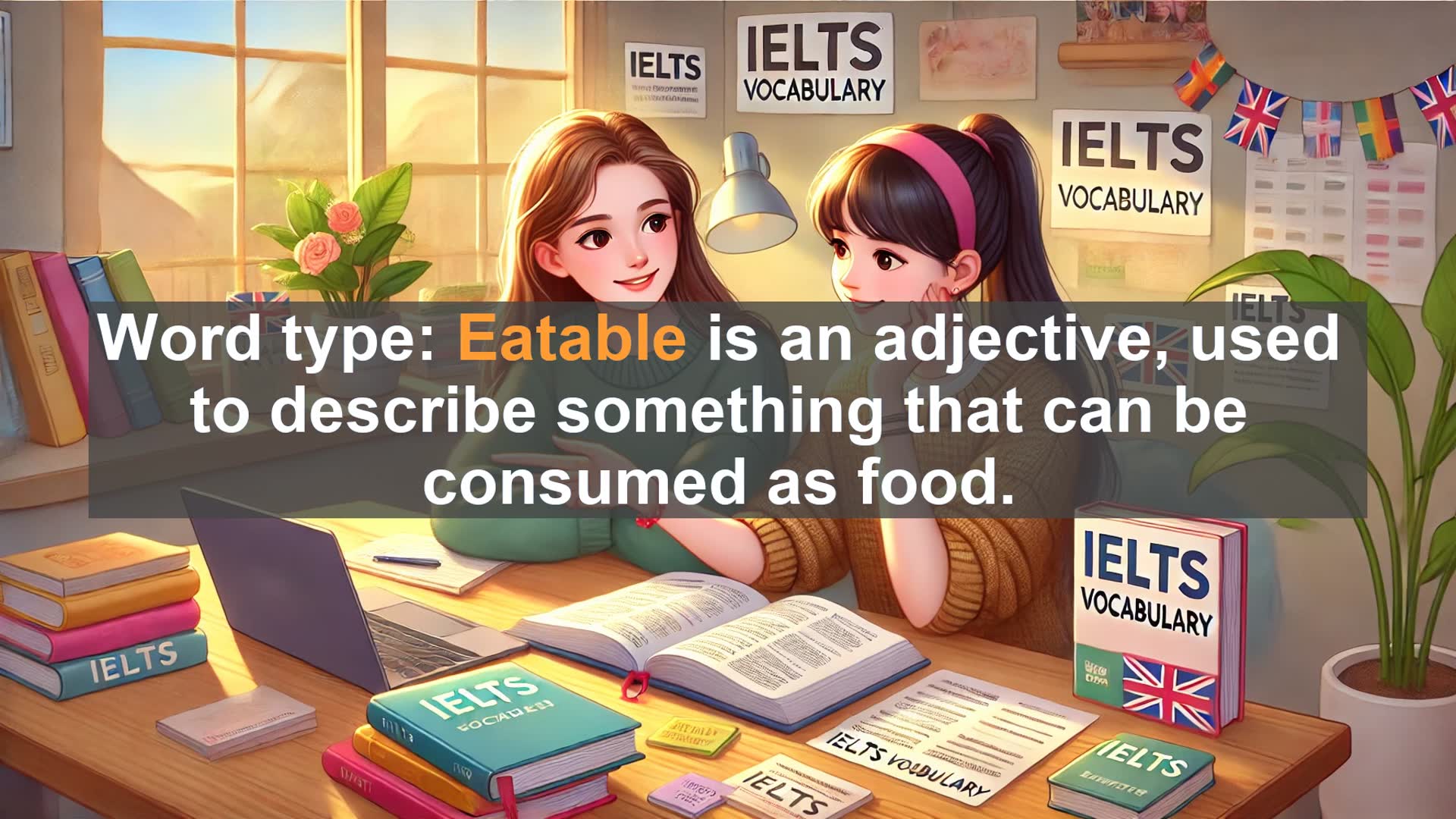 'Video thumbnail for 5000 Must Know IELTS 8.0 Vocabulary - Eatable vs. Edible: Key Differences for IELTS Success'