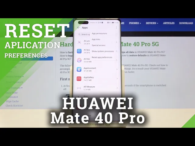 Video thumbnail for How to Reset App Preferences on HUAWEI Mate 40 Pro – Reset App Options