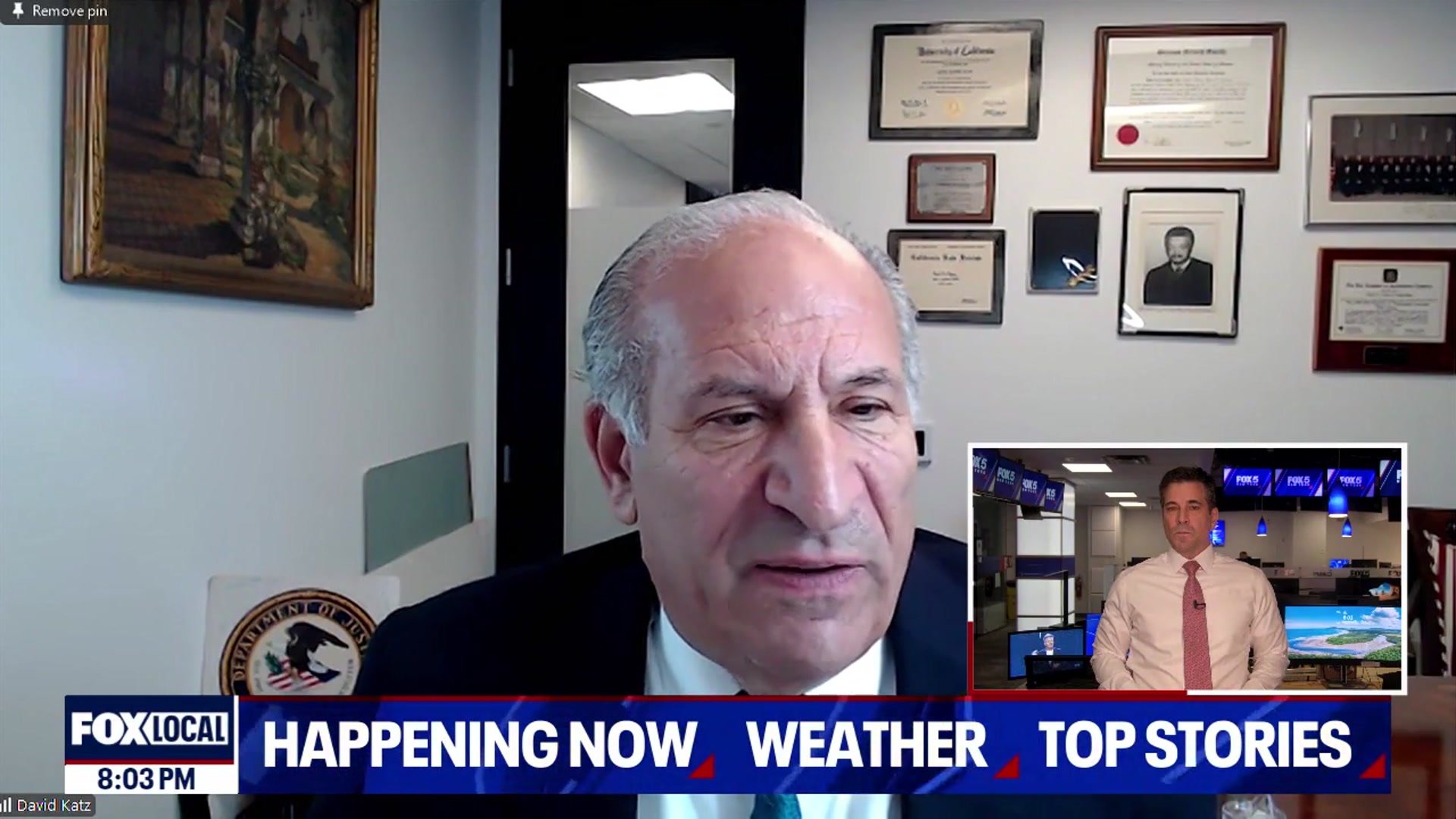 'Video thumbnail for 'What goes around can come around': Former federal prosecutor provides insight on Comey's indictment'