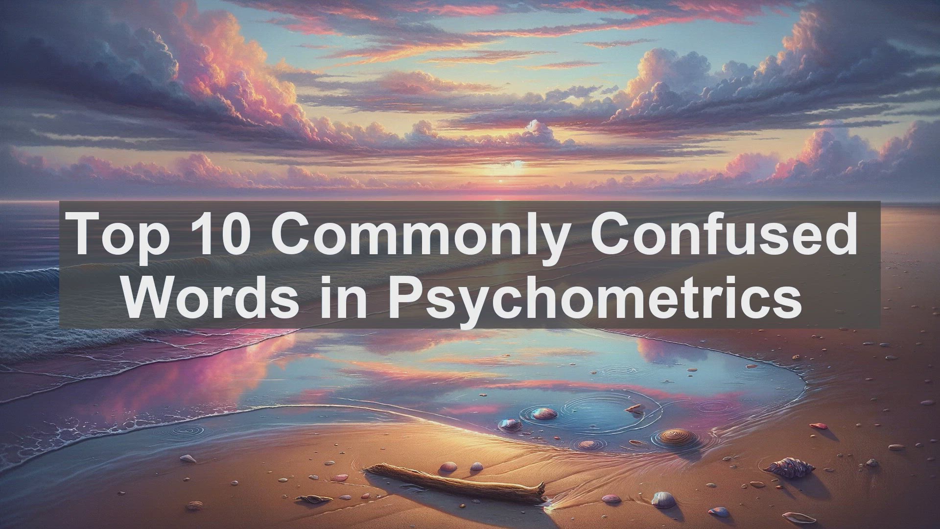 'Video thumbnail for Top 10 Commonly Confused Words in Psychometrics'