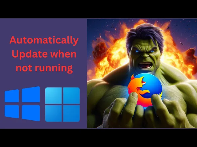 'Video thumbnail for How to Automatically Update Firefox on Windows 11 or 10 when Firefox is not running | GearUpWindows'