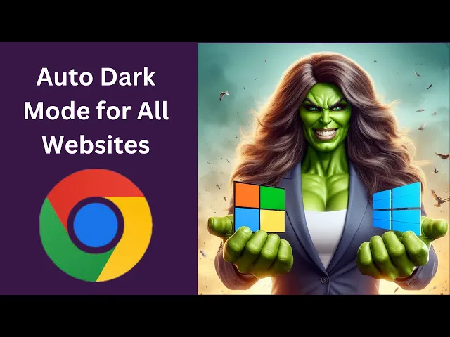'Video thumbnail for How to Enable Auto Dark Mode for All Websites on Google Chrome on Windows 11 or 10 | GearUpWindows'