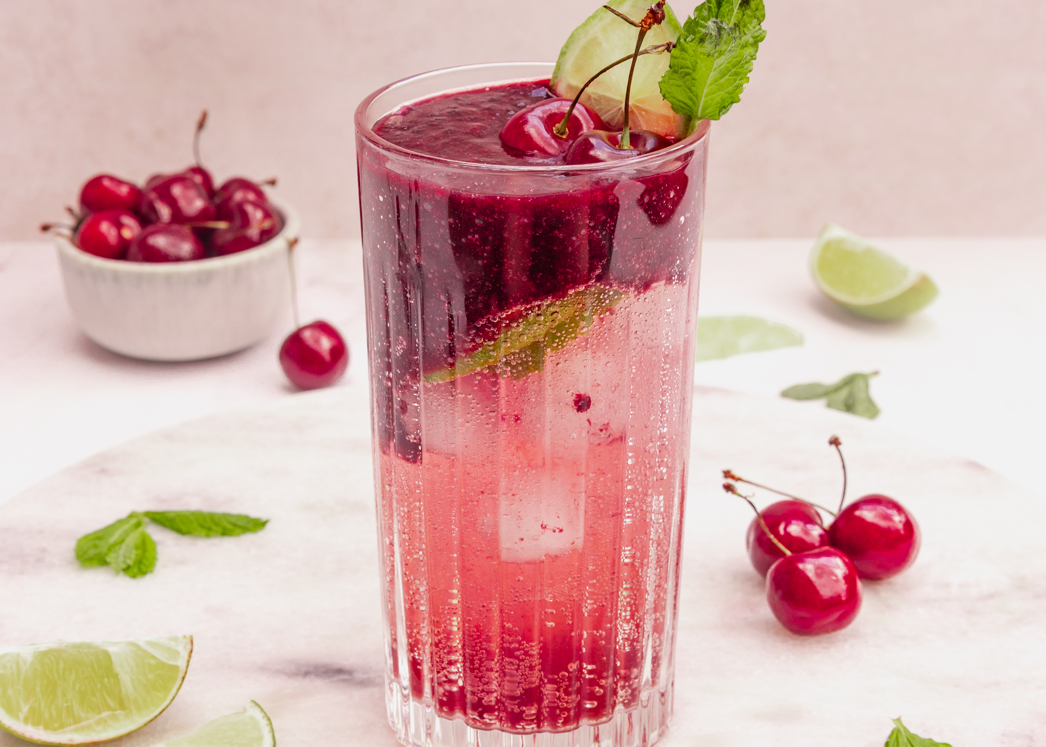 Video thumbnail for Homemade Cherry Lime Refresher