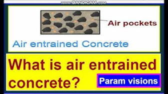 'Video thumbnail for What is air-entrained concrete?'