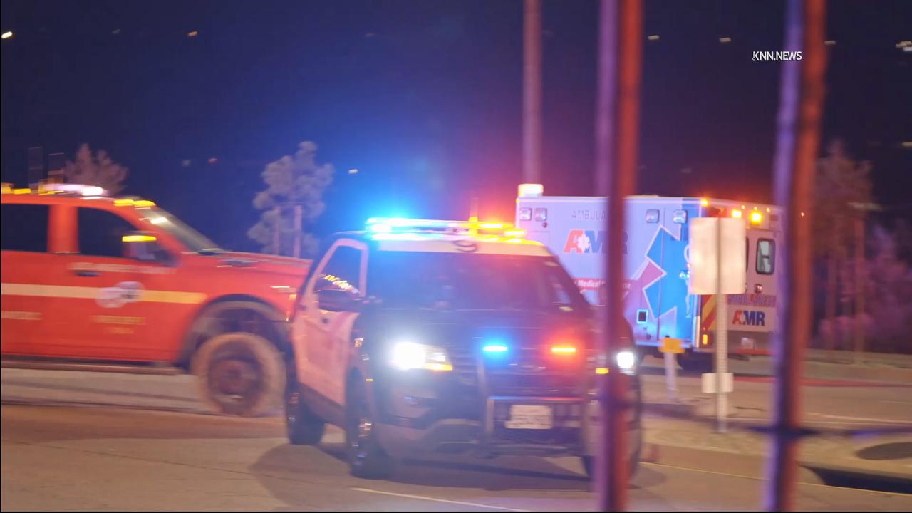 Video thumbnail for US, Los Angeles: Santa Clarita Driver Narrowly Escapes Fiery High Speed Crash.