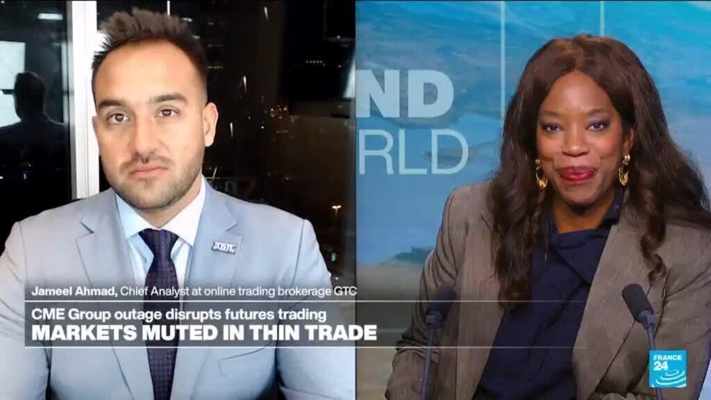 Video thumbnail for Markets muted in thin trade, hit by data centre glitch