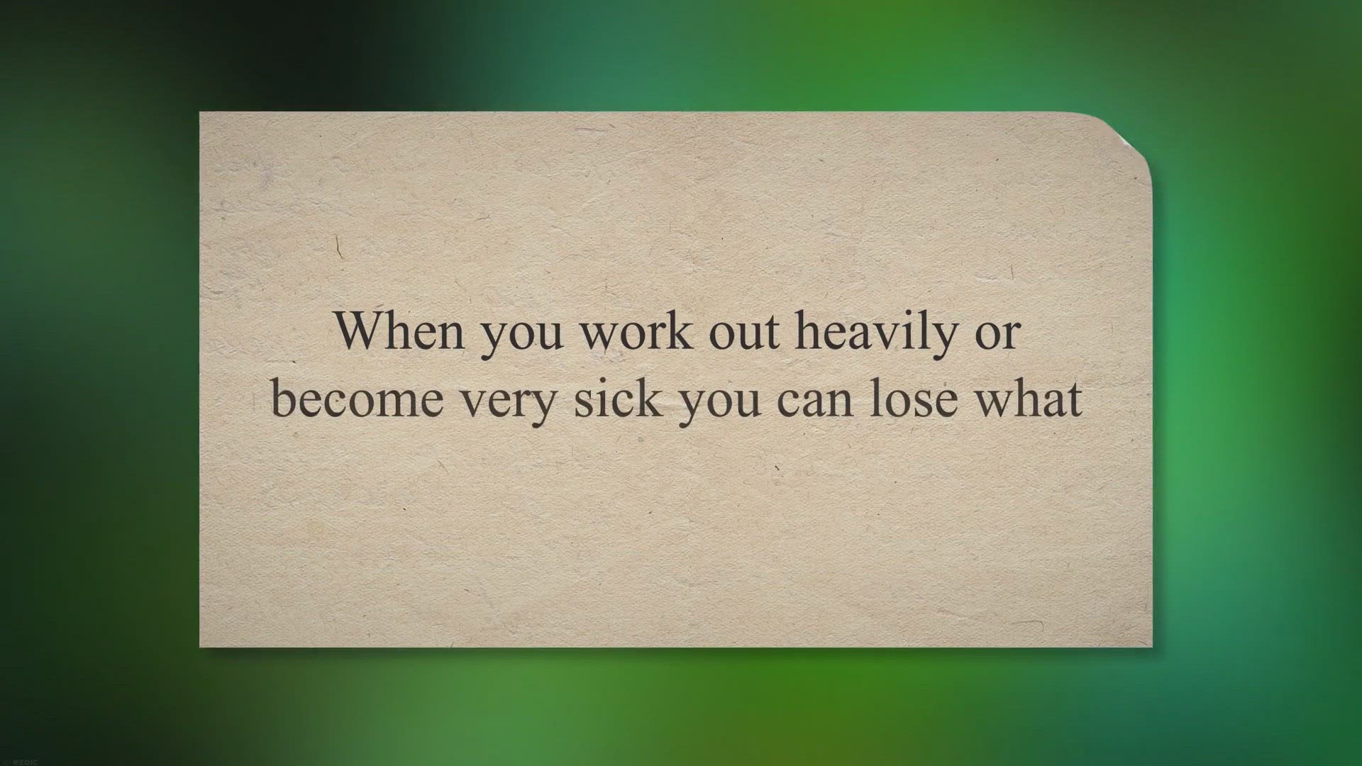 Video thumbnail for Homemade Electrolyte Baking Soda Drink