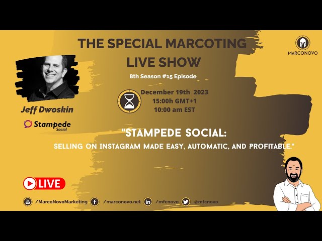 Video thumbnail for Stampede Social: Selling on Instagram made easy, Automatic, and Profitable.