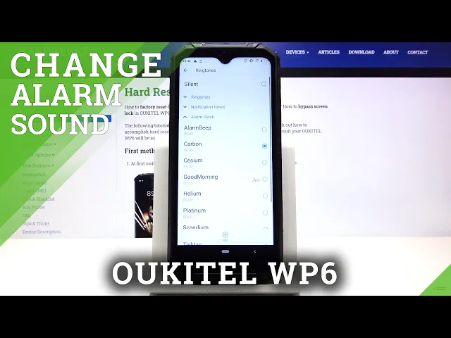 Video thumbnail for How to Change Alarm Sound in Oukitel WP6 - Set Up Alarm Clock