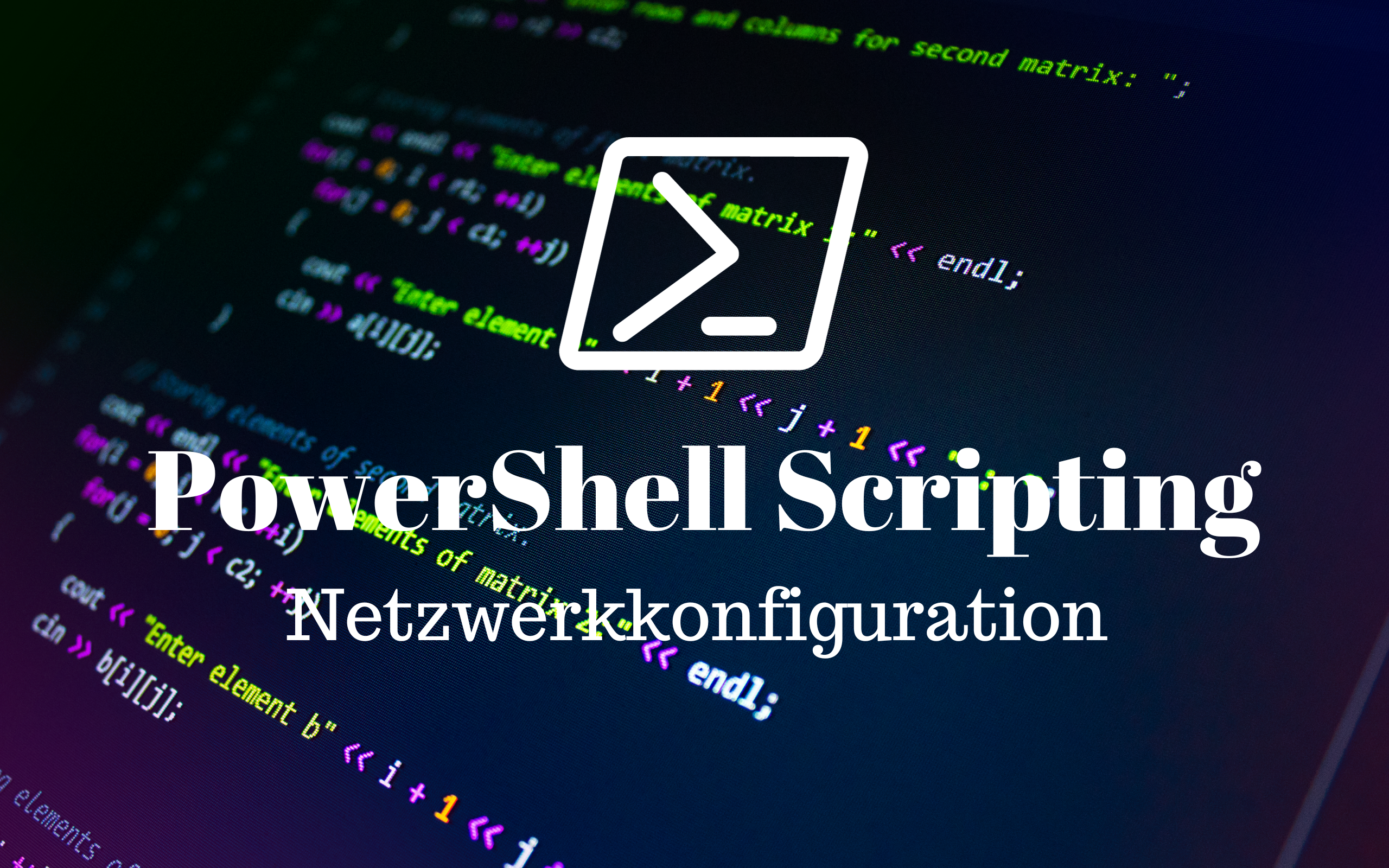 'Video thumbnail for How To - Windows PowerShell Netzwerkkonfiguration'