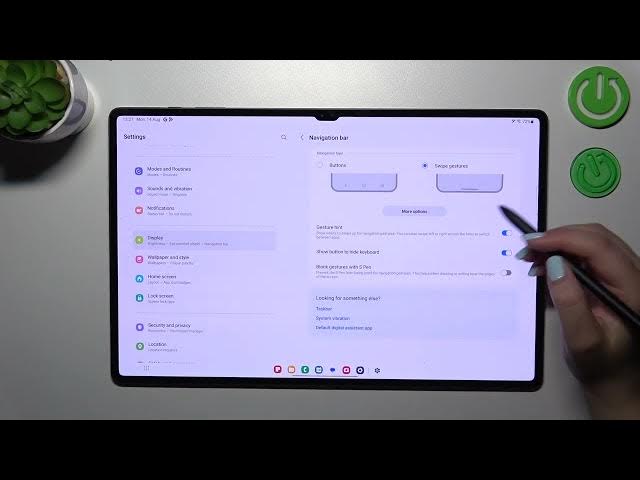 Video thumbnail for How to Set Navigation Gestures in SAMSUNG Galaxy Tab S9 Ultra – Remove Navigation Buttons