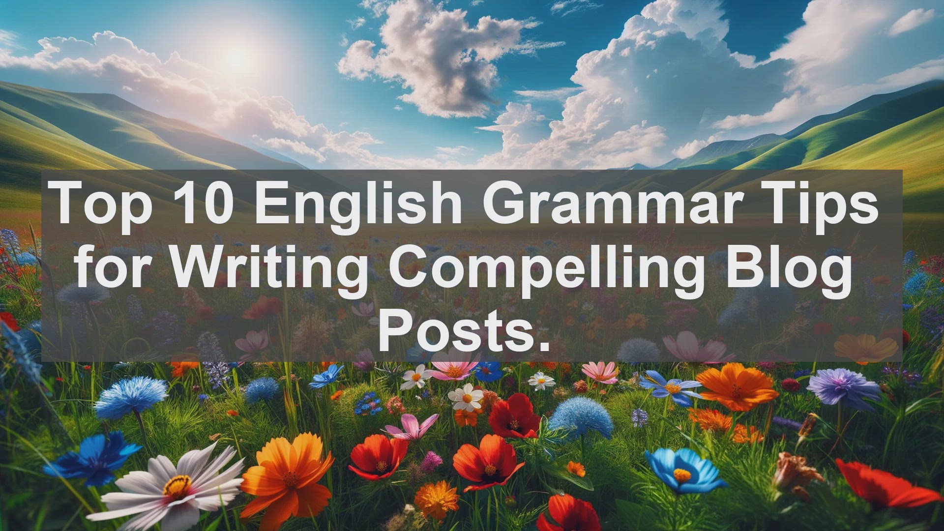'Video thumbnail for Top 10 English Grammar Tips for Writing Compelling Blog Posts'