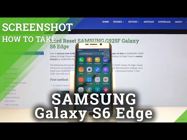 Video thumbnail for How to Take Screenshot on Samsung Galaxy S6 Edge – Easy and Fast Screen Capture