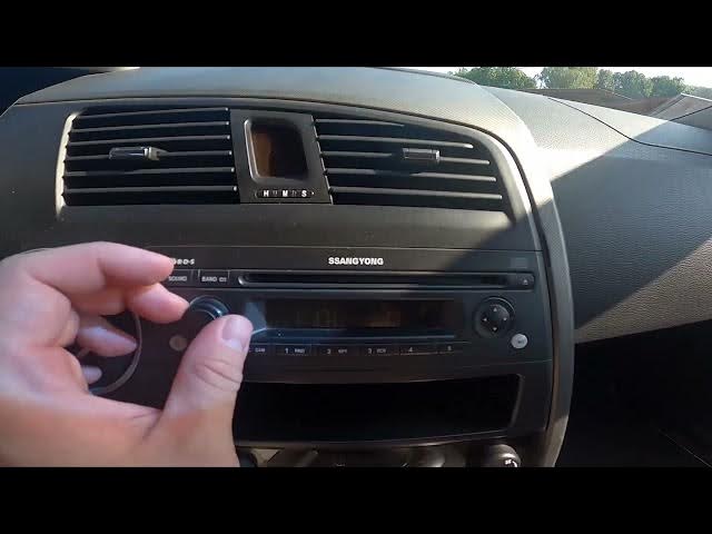 Video thumbnail for How to Select Equalizer Preset in SsangYong Kyron ( 2005 – 2014 ) | Change Radio Preferences