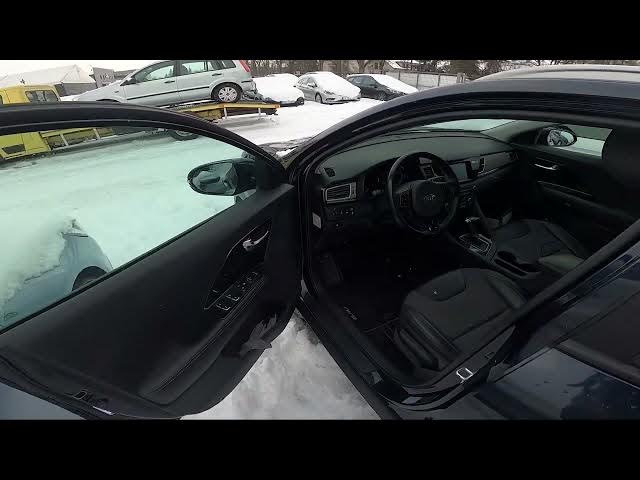 Video thumbnail for How to Find Sticker With Recommended Tyre Pressure in Kia Niro I ( 2016 – 2022 )