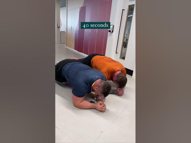 Video thumbnail for Which of the World’s Strongest Brothers can hold a plank the longest? 👀💪| Myprotein