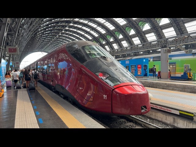 Video thumbnail for Milan to Rome High Speed Train Italo 2025