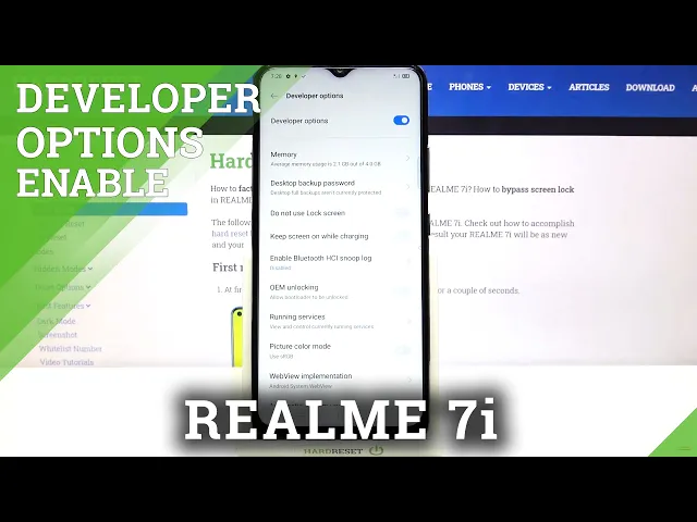 Video thumbnail for How to Enable Developer Options in REALME 7i – Developer Settings