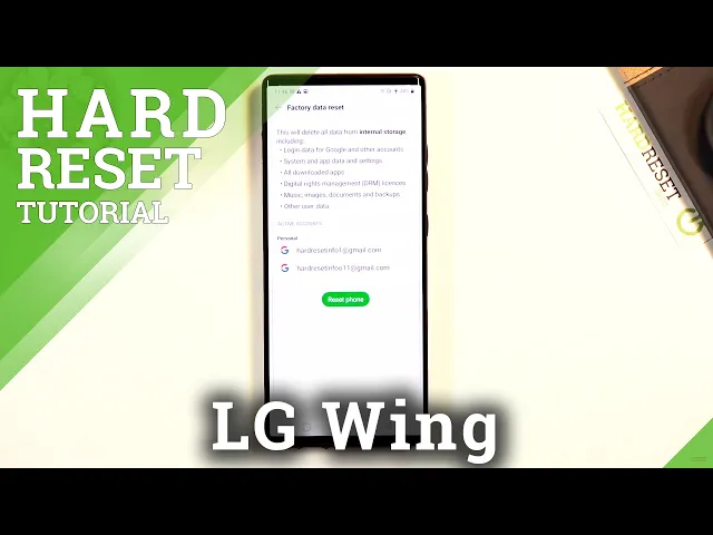 Video thumbnail for How to Factory Reset LG Wing – Erase Content & Restore Settings Default