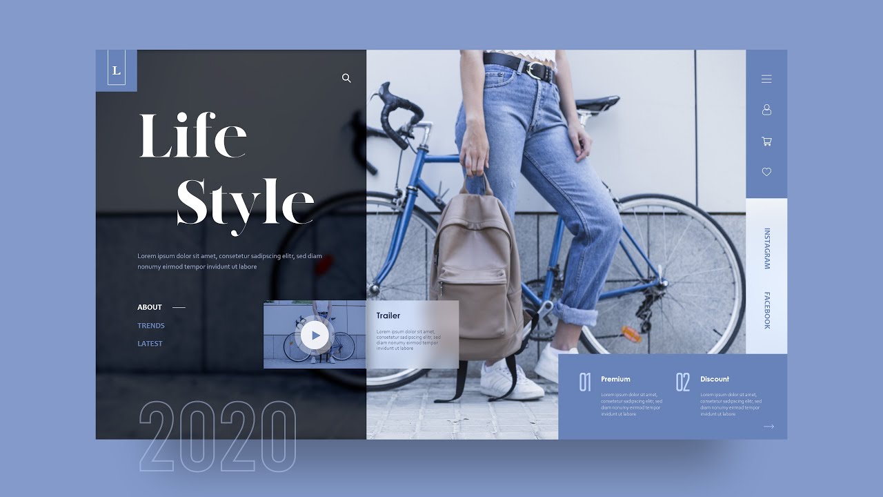'Video thumbnail for Shopping Website UI Design In Adobe XD _ UI Design Tutorial With Adobe XD'