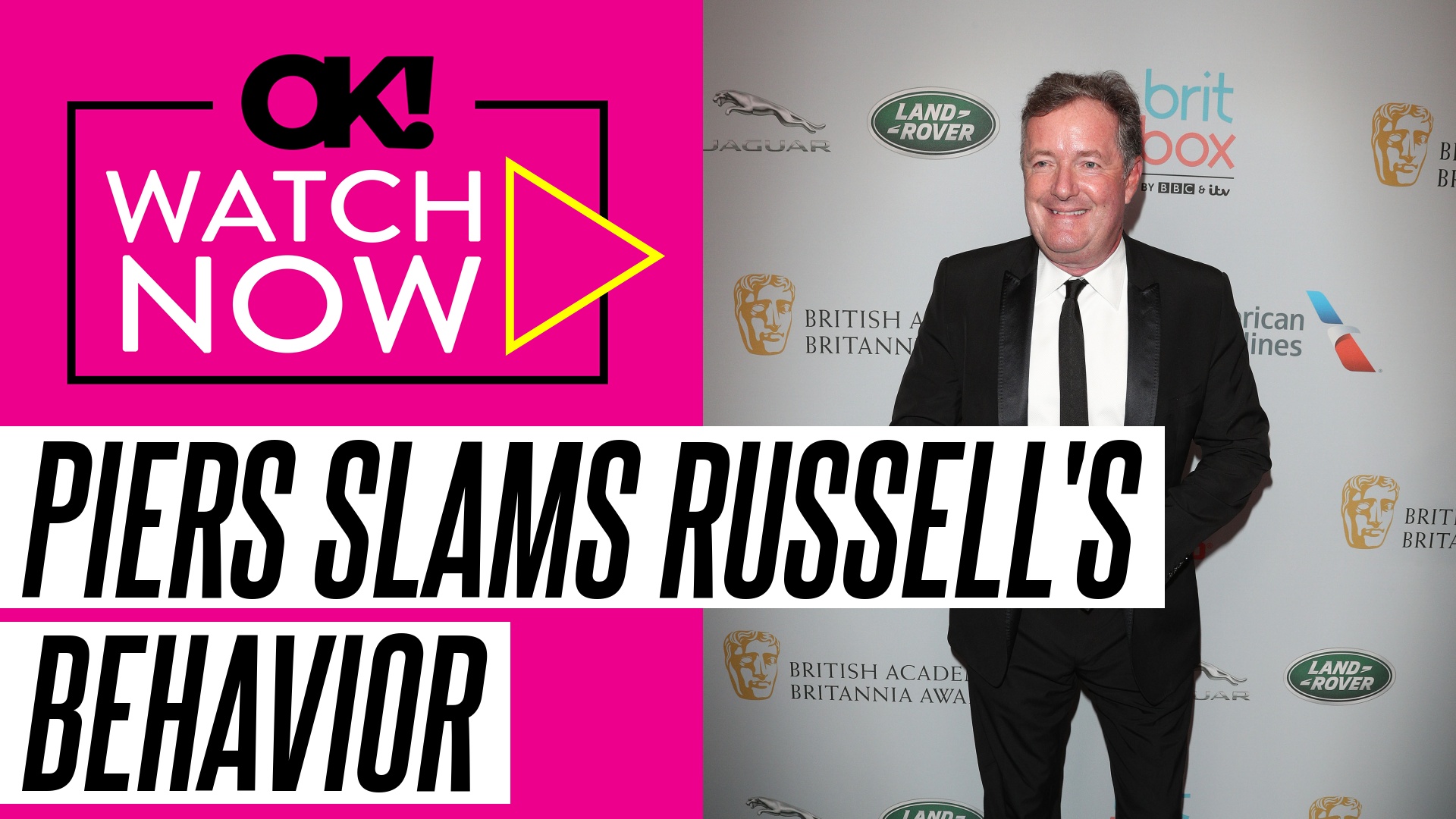 Video thumbnail for Piers Morgan Says Russell Brand Was 'Inappropriately Tactile' During Interview