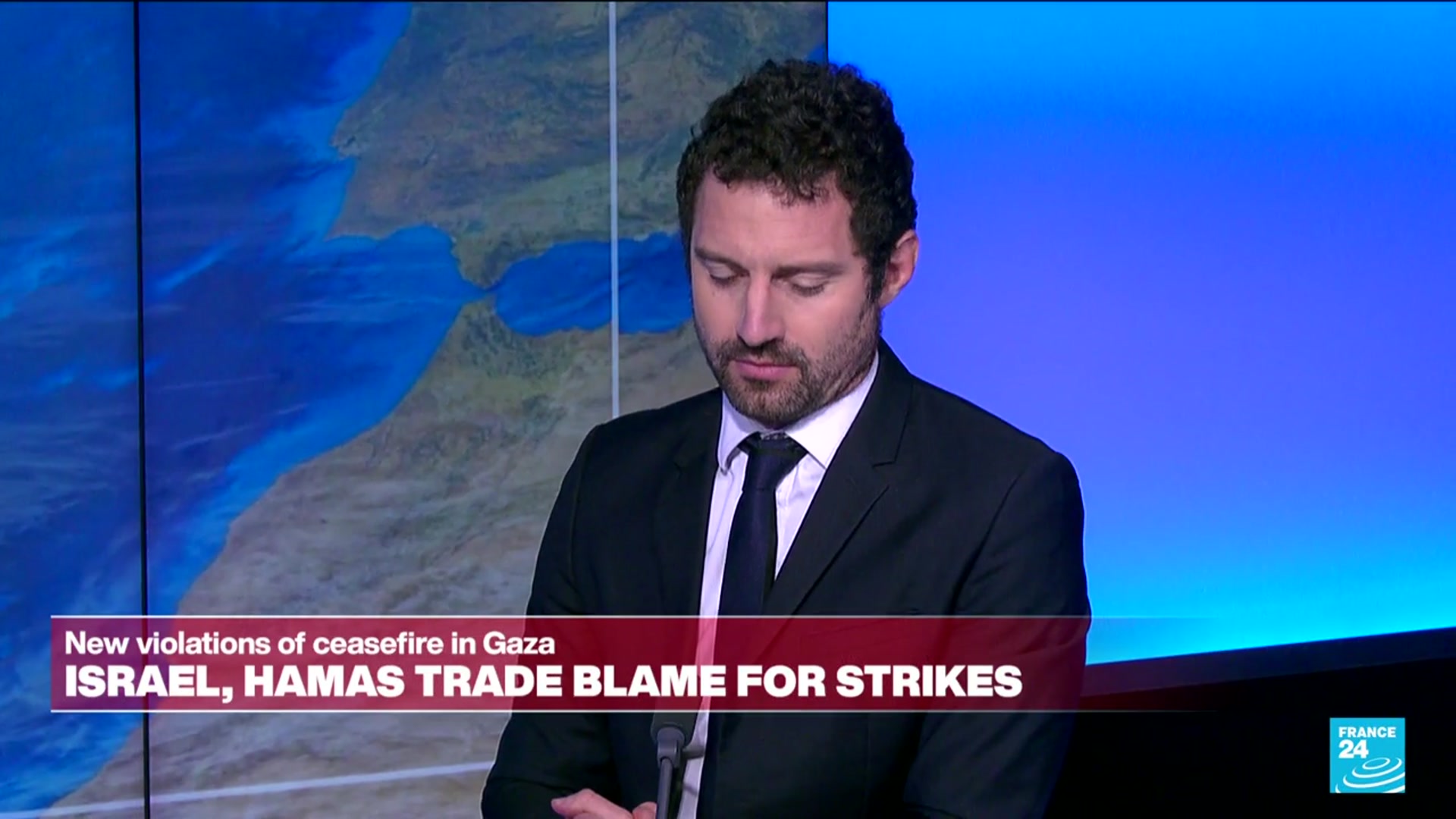 'Video thumbnail for Israeli military official says more Gaza strikes possible, ceasefire under strain'